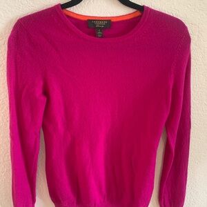Pink 100% Cashmere Sweater • Women’s S